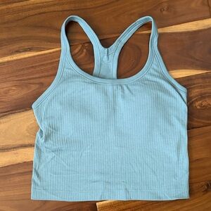 Lululemon athletica Ribbed Racerback Crop Tank Top size 6